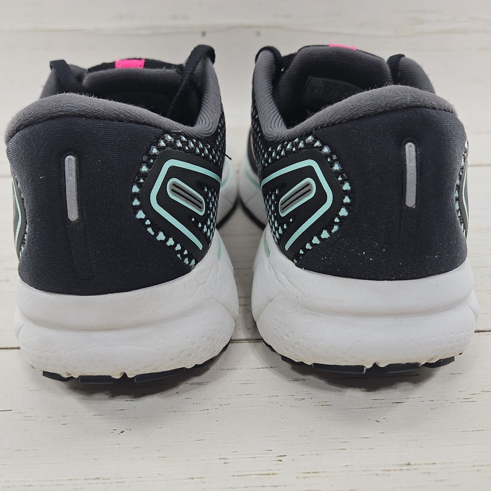 Brooks Ghost 14 Shoes Womens 8 M Black Pink Lightweight Running Sneakers - Picture 7 of 11